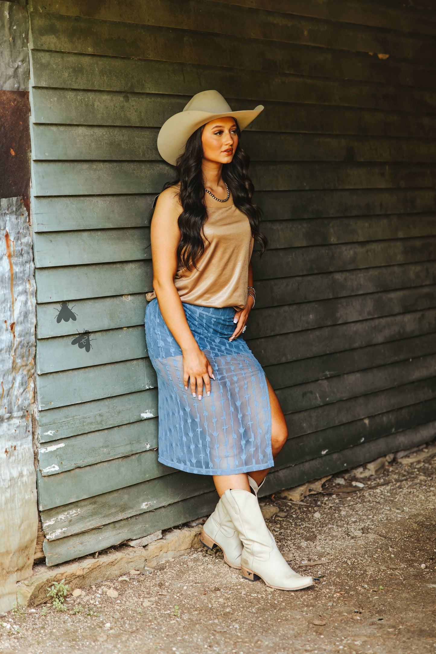 SOUTHERN DRAW [skirt] *DENIM