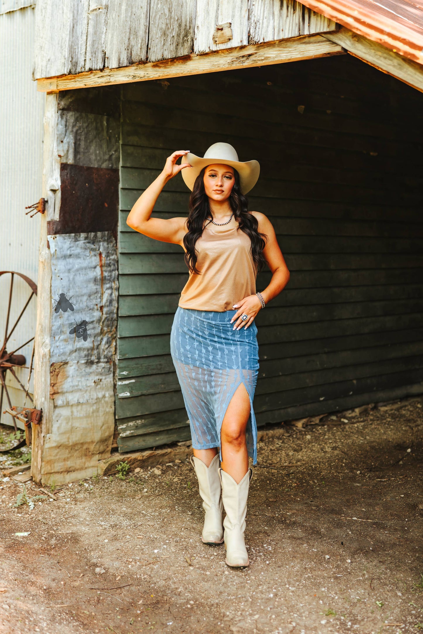 SOUTHERN DRAW [skirt] *DENIM