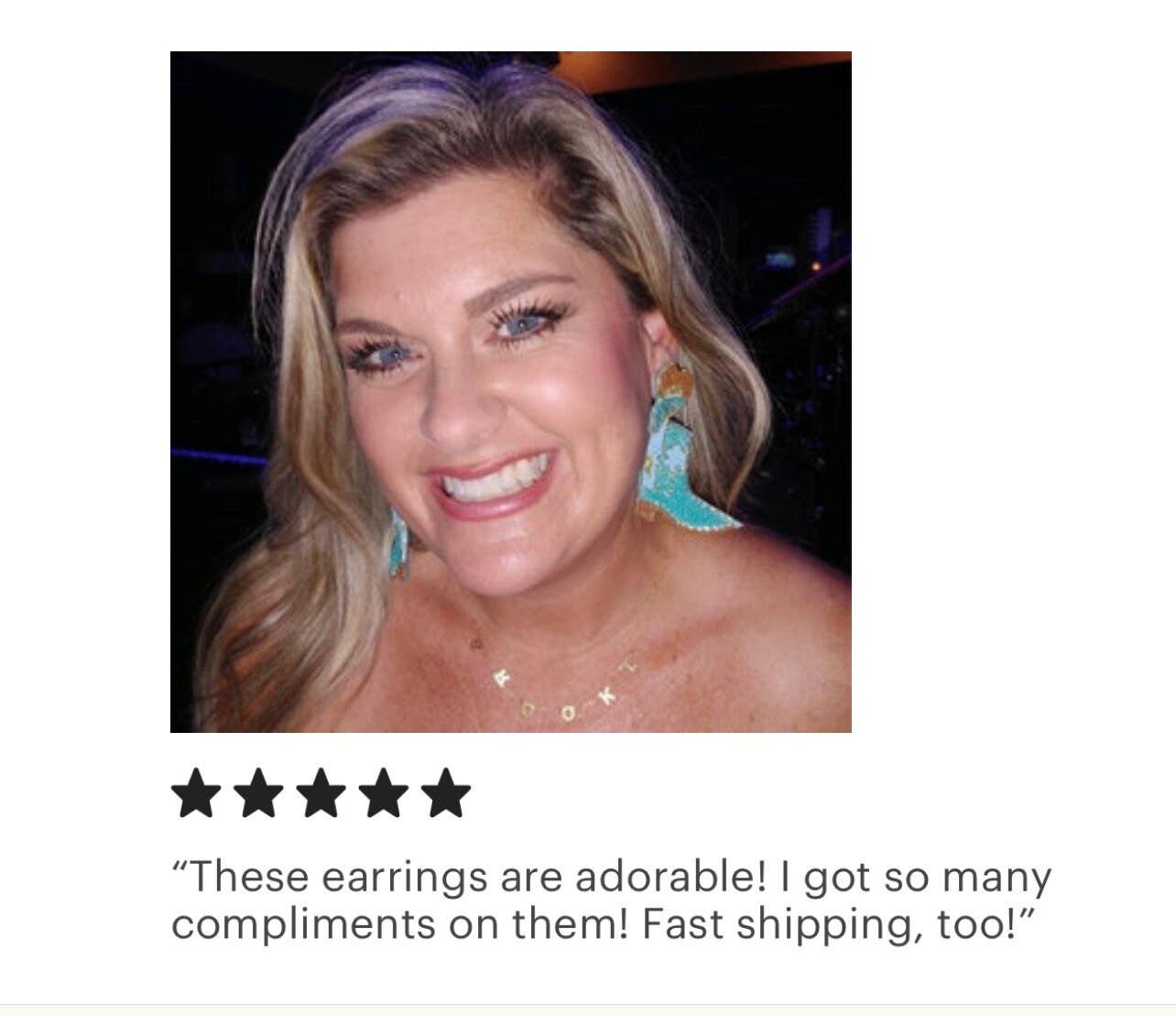 Beaded Cowboy Hat Boots Earrings - Brides, Bachelorette