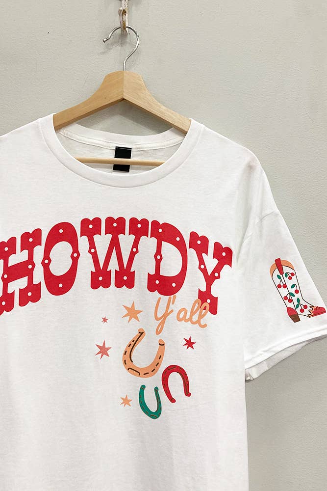 Howdy Lucky Boots Tee