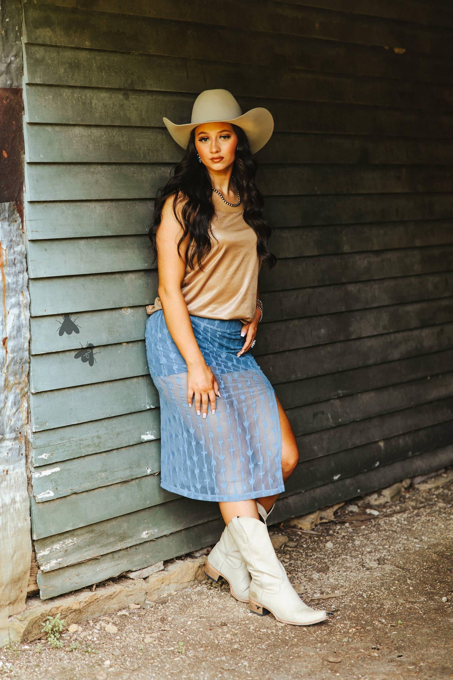 SOUTHERN DRAW [skirt] *DENIM