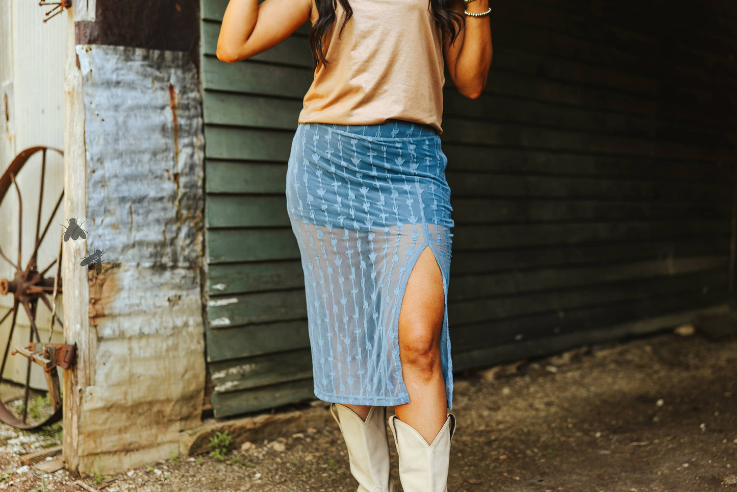 SOUTHERN DRAW [skirt] *DENIM