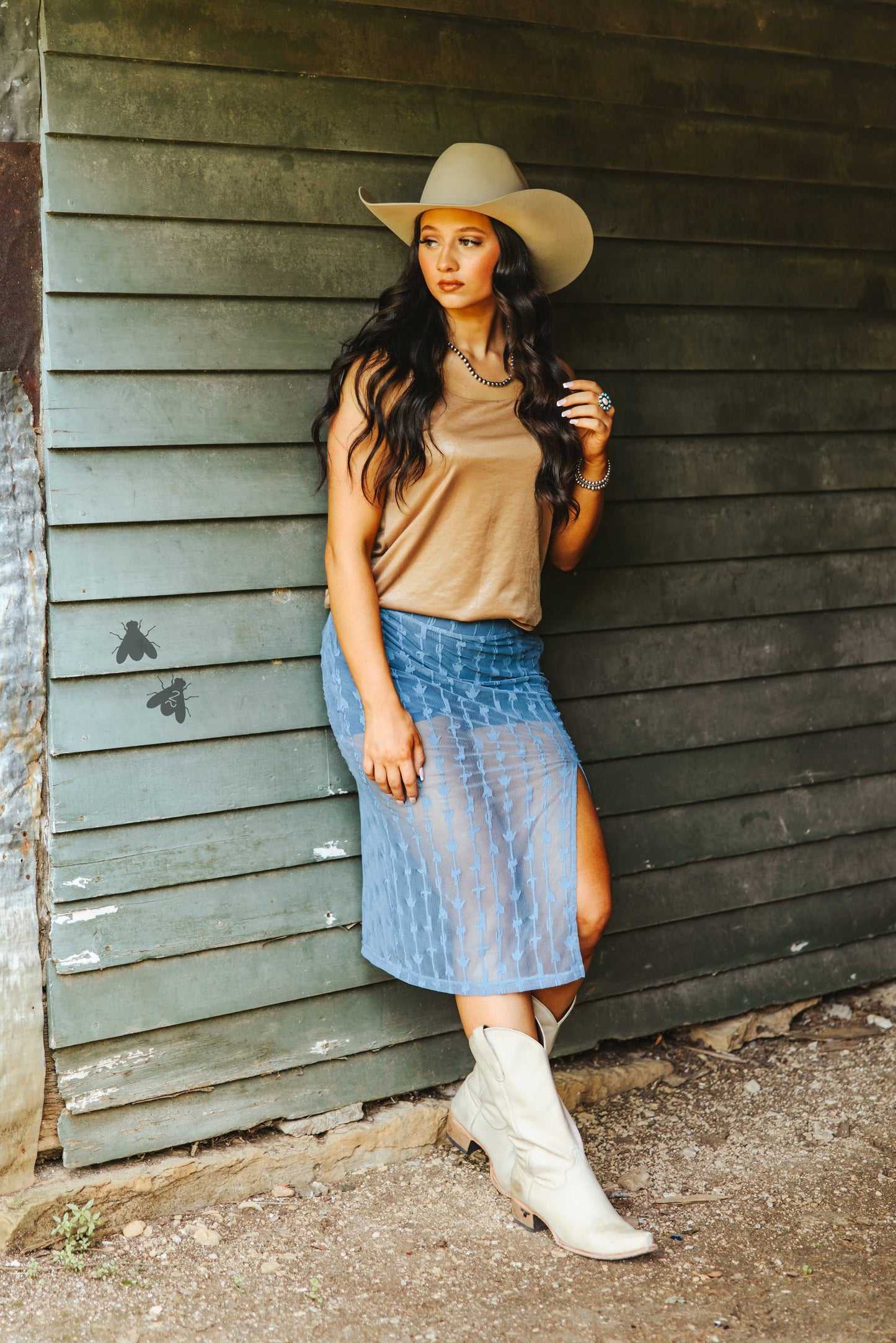 SOUTHERN DRAW [skirt] *DENIM