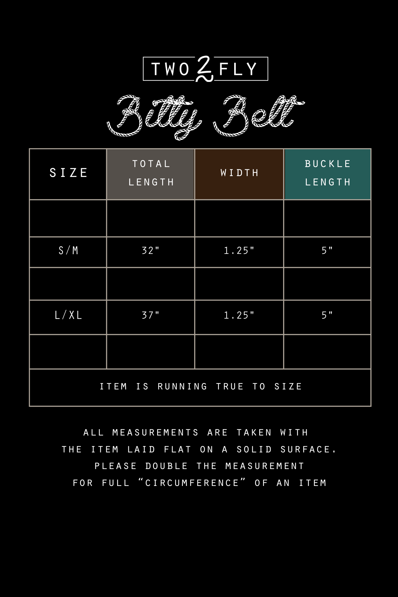 BITTY BELT *SADDLE