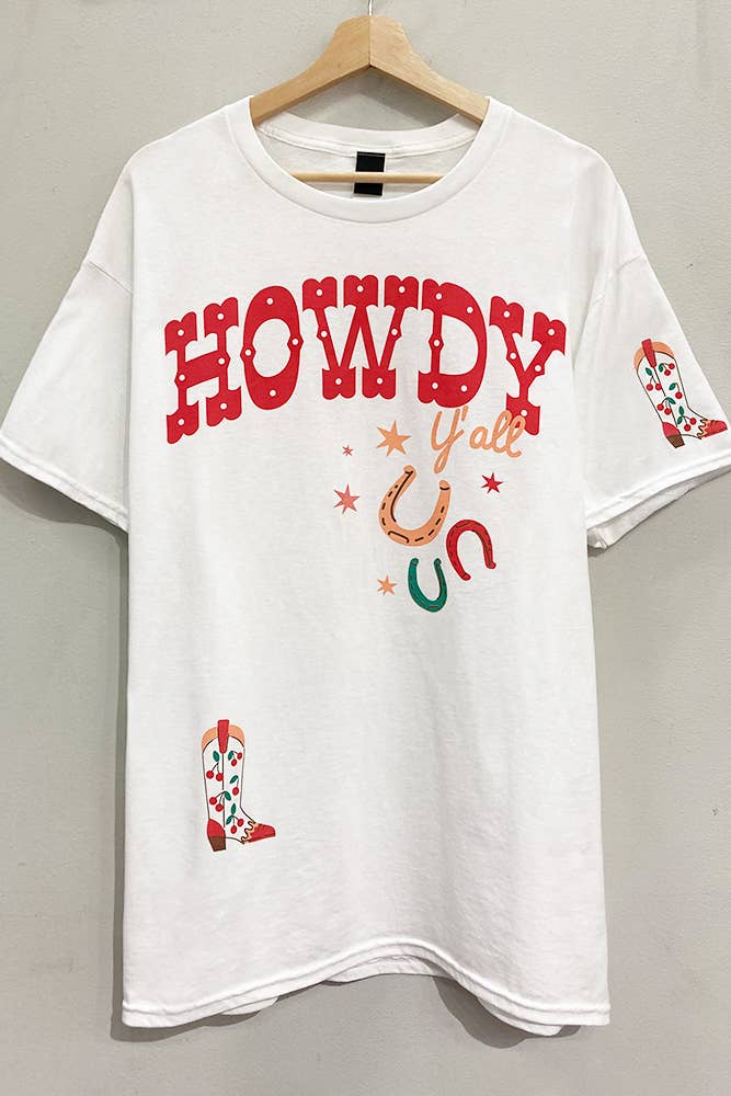 Howdy Lucky Boots Tee