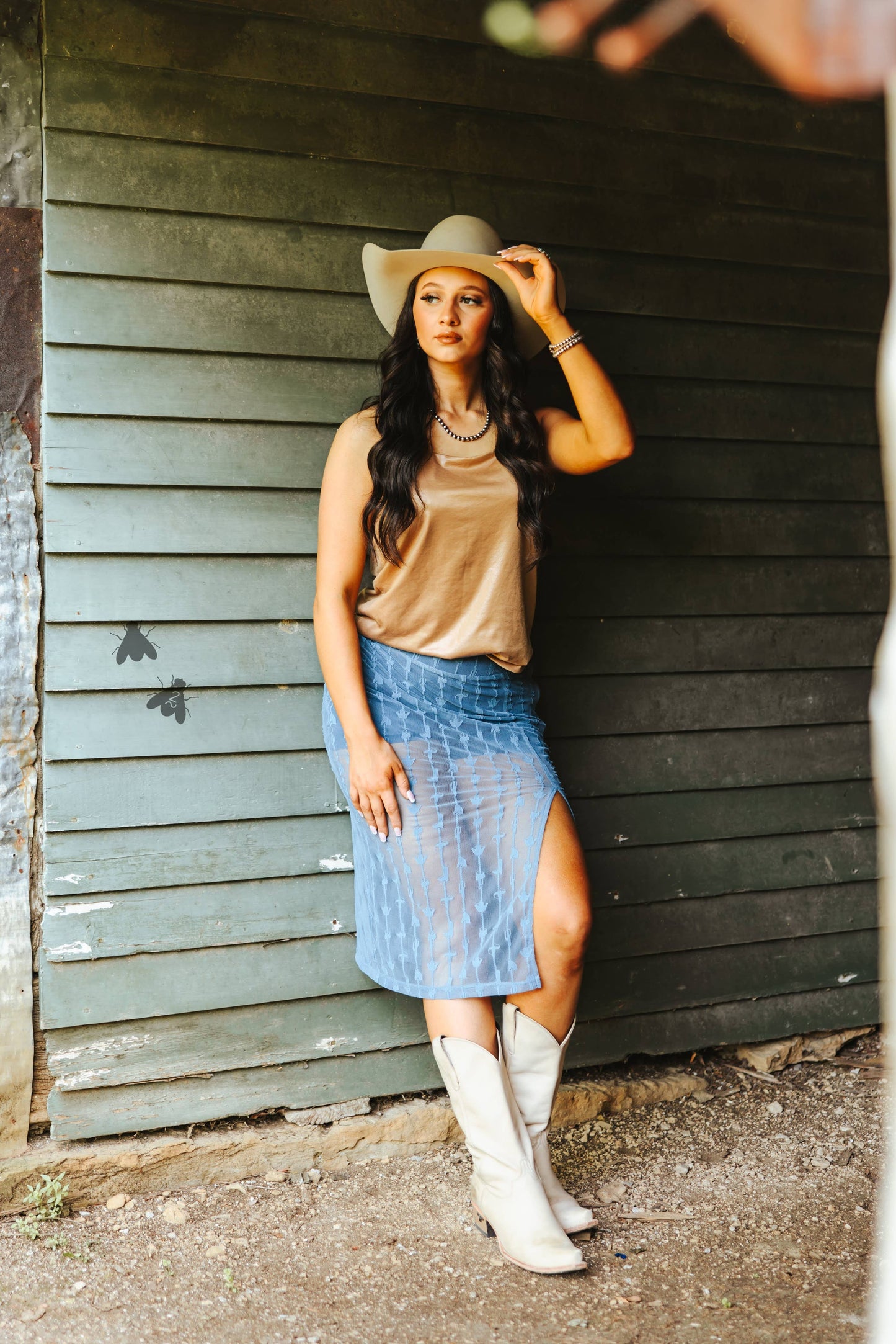 SOUTHERN DRAW [skirt] *DENIM